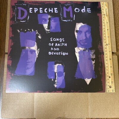 Depeche Mode Songs Of Faith And Devotion Original 1993 Album Cover Promo Poster