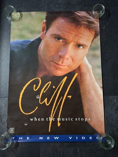 Vintage CLIFF RICHARD Poster 1996