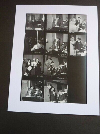 14x11 a4 Official Reproduction Frank sinatra poster film cell look studio