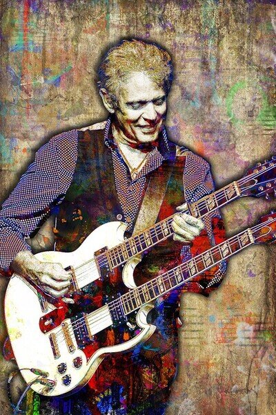 The EAGLES DON FELDER 12x18in Poster Don Felder Tribute Print Free Shipping US