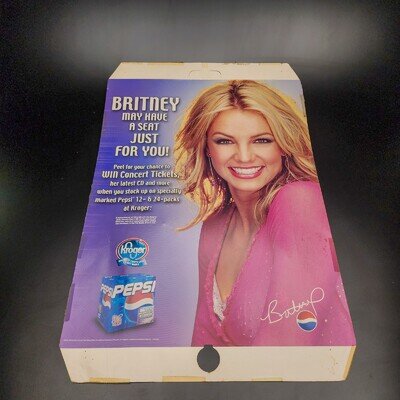 Vintage 18x27 Spears Poster Stand Up Cardboard - Retro Music Memorabilia 🐈