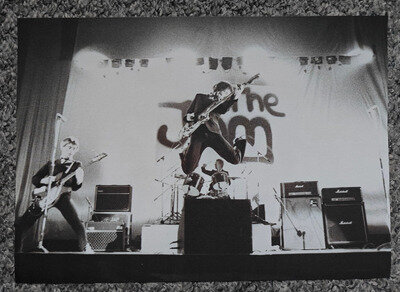 THE JAM - Black & White Magazine Poster / Picture - Paul Weller / Mod - RARE