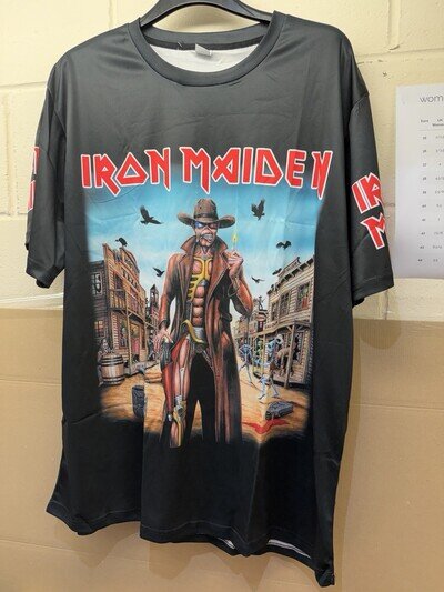 Iron Maiden The Future Past 2024 Tour T Shirt XXL 2XL & 2025 Poster
