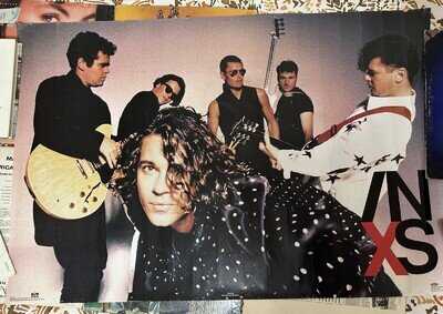 INXS 1991 Rock Poster 2 x 3 Winterland #8116