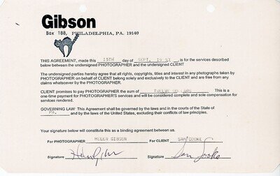 -Rare- 1957 -SAM COOKE- Signed/Autograph/Auto Soul/R&B Music Contract w/LOA