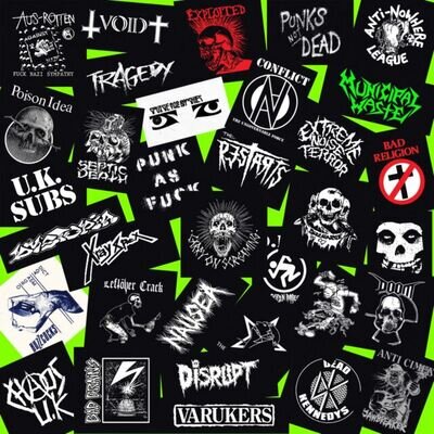 PATCHES PUNK ROCK Sew-on Hardcore metal crust anarcho grind straight edge
