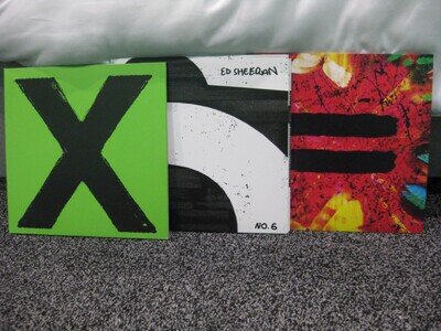 ED SHEERAN vinyl albums x 3