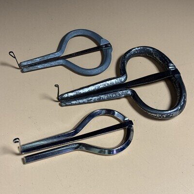 3x Lot Vintage Mouth Jaw Harp Metal Musical Instrument Bluegrass #Z