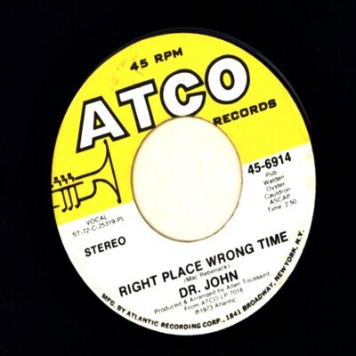 Dr. John Right Place Wrong Time/I Been Hoodood 1973 FUNK SWAMP VG+