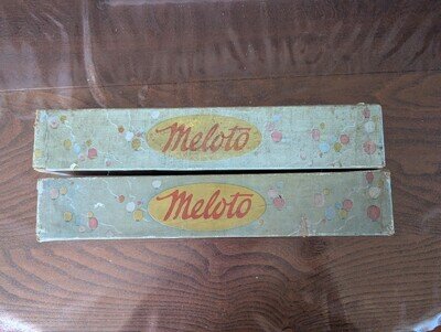 Two Vintage Meloto Pianola Rolls in boxes. Until And The Rosary