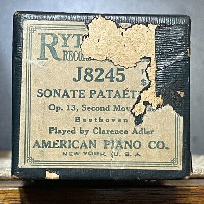 "SONATE PATHETIQUE" Orig. Rythmodik roll