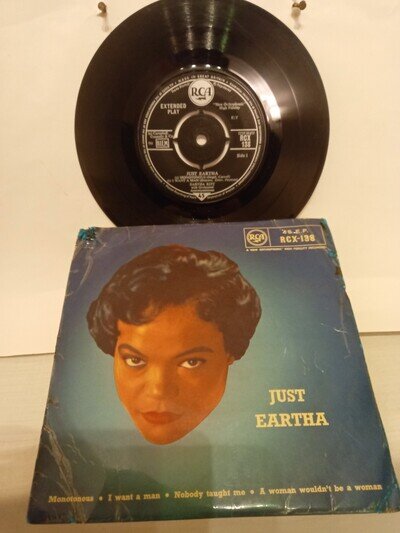 EARTHA KITT - Just Eartha 7" EP - RCX-138 - 1960 UK Issue