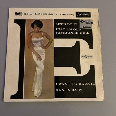 Eartha Kitt - Eartha Kitt Revisited - London Records – RE-R 1266 Inc Santa Baby
