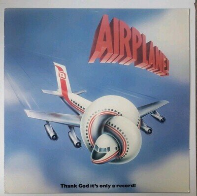 Airplane! 1980 Film Soundtrack Elmer Bernstein LP Album, Vinyl Is NM Condition