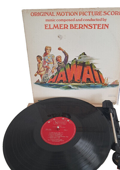 ELMER BERNSTEIN -HAWAI ORIGINAL MOTION PICTURE SCORE LP MONO UNITED ARTISTS 1966