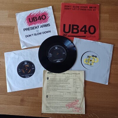 UB40 Vinyl 7 Inch Singles