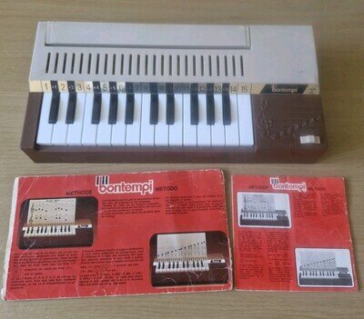 Bontempi B2 Organ 1970's Battery Operated piano Vintage. Fully Working.