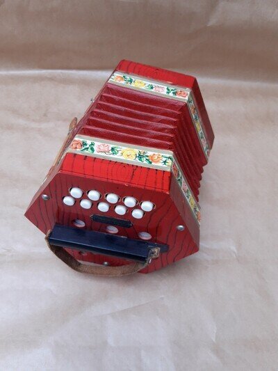 VINTAGE 20 BUTTON BANDMASTER ANGLO CONCERTINA - Circa 1950s/60s