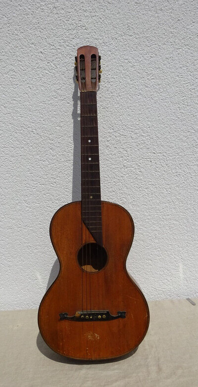 Vintage Guitar Walking Guitar Approx 92cm Faulty