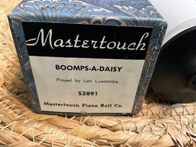 BOOMPS-A-DAISY: SALE RARE NOVEL PIANOLA ROLL IN EXCELLENT CONDITION