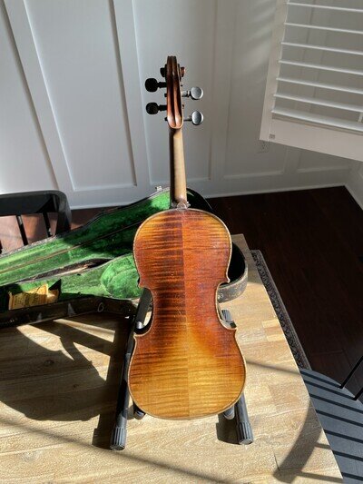Vtg 4/4 Francesco Ruggeri Cremona Violin Labeled Dett'il Per In Cremona I'Anno
