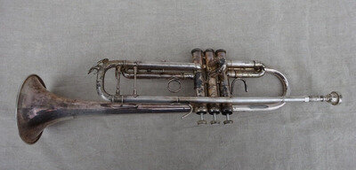 Trumpet with pump valves approx. 48 cm Justin