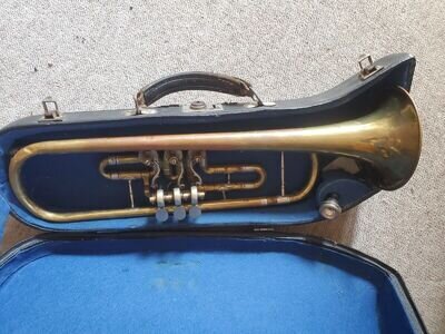 Nice old German rotary Bb trumpet
