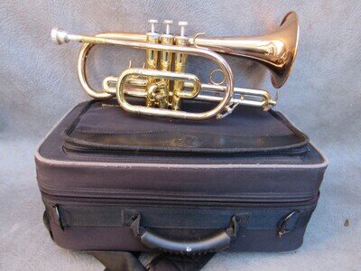 A QUALITY JOHN PACKER JP171SWS CORNET IN NICE CONDITION WITH CASE & MOUTHPIECE