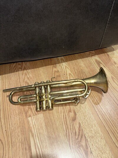 Vintage 1940s? Holton Cornet Horn NO Case - Poor Condition Holton Elkhorn WIS