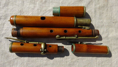 Vintage Boxwood Flute Approx 60.5cm