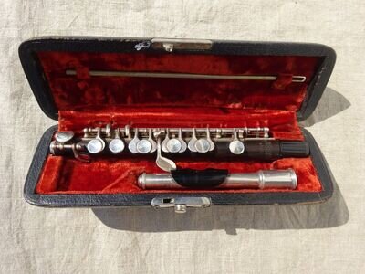 Piccolo Flute H. A. Schaff Erlbach approx. 31 cm