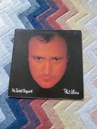Phil Collins No Jacket Required Vinyl LP Album 1985 Virgin