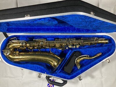 VINTAGE MARTIN SEARCHLIGHT COMMETTEE TENOR SAX SAXOPHONE HISCOX CASE