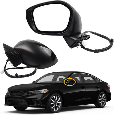 Dasbecan Driver Left Side Mirror Compatible with 2022-2025 Honda Civic with Powe