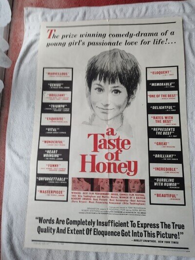A Taste Of Honey Original Poster 41"X27