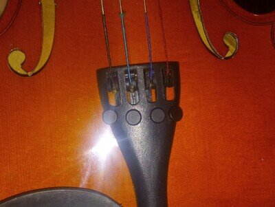 A R SEIDEL GLAESEL JUNIOR VIOLA 3/4 CASE AND BOW 1985