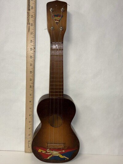 1920's "Pep Leader" cheerleaders ukelele with original cloth carrying case