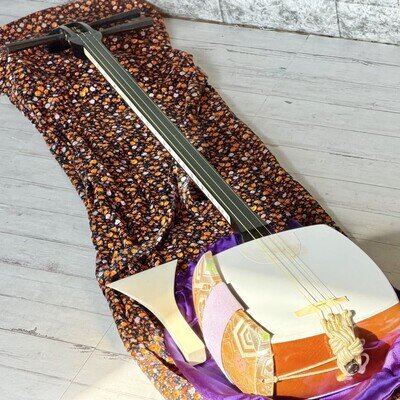 single-jointed shamisen rosewood jiuta musical instruments.Free Shipping