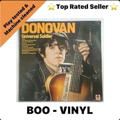 Donovan - Universal Soldier Lp Vinyl Record Folk EX / Vg+ Condition