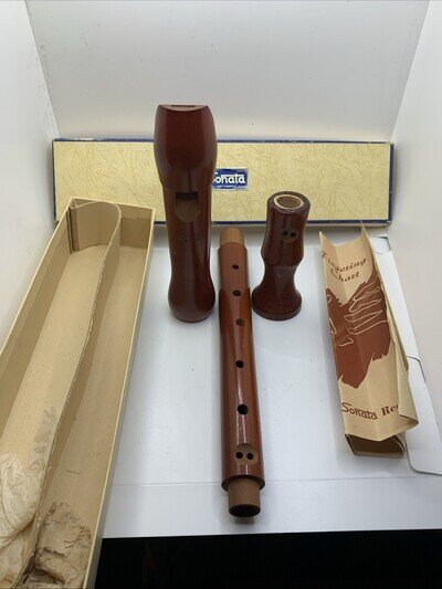 Vintage Sonata Recorder with Box and Instruction Book
