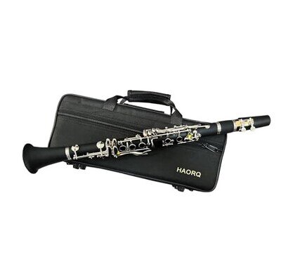 Profession Clarinet Eb Keys Bakelite Nickel Plated Wind instrument with Eb tone