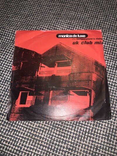 Monica De Luxe The Temperature's Rising UK club mix 7" Vinyl Record