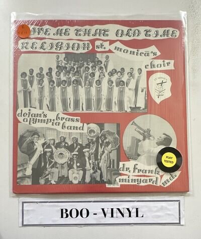 St. Monica's Choir Give Me That Old Time Religion Funk Soul Gospel Vinyl Lp NM