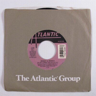 R&B Hip Hop 45 BRANDY & MONICA The Boy Is Mine ATLANTIC HEAR d