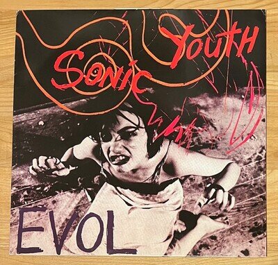 SONIC YOUTH EVOL Smokey Clear VINYL LP
