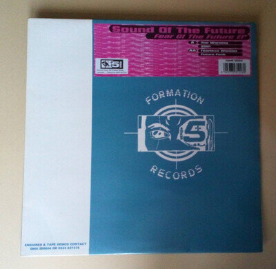 Sound Of The Future - Fear Of The Future EP 12" vinyl record 1993 UK