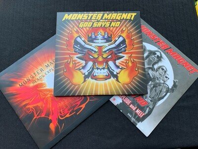 Monster Magnet GOD SAYS NO RARE SPINEFARM RECORDS Vinyl LP RARE Tested