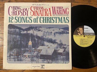 Bing Crosby / Frank Sinatra / Fred Waring 12 Songs Of Christmas LP Reprise VG+!!