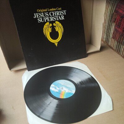 JESUS CHRIST SUPERSTAR ORIGINAL LONDON CAST VINYL 12" Ex VINYL LP RECORD ALBUM