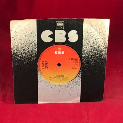 FRANK ZAPPA Dancin' Fool 1979 UK 7" vinyl single promo original CBS record